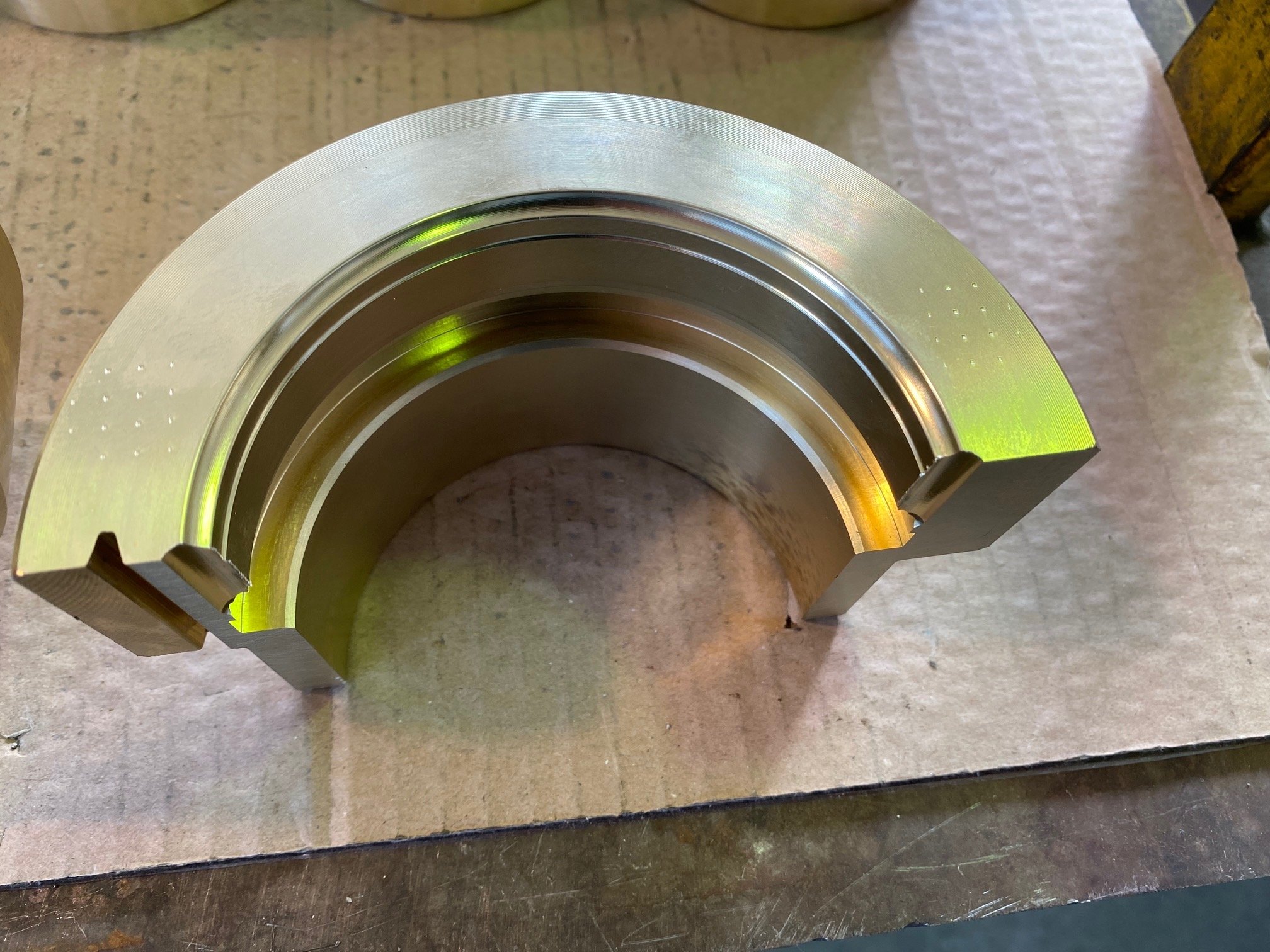 Laser cladding per riporti su stampi in ghisa Parma